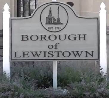 Lewistown Borough Sign